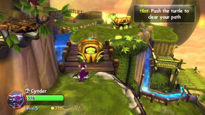 Skylanders Giants Nintendo Wii U game featuring toy to life gameplay, cooperative action adventure, and larger than life elemental characters gameplay screenshot