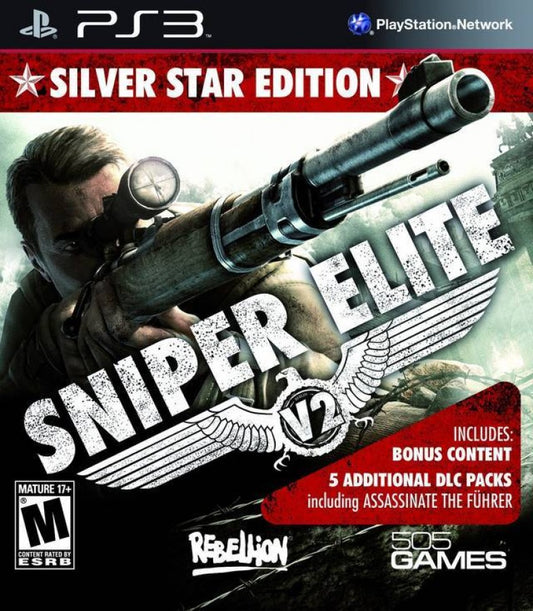 Sniper Elite V2 [Silver Star Edition] cover art for PlayStation 3 (PS3) video game