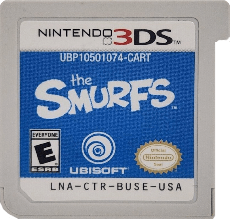 The Smurfs cartridge for Nintendo 3DS (3DS) platformer video game