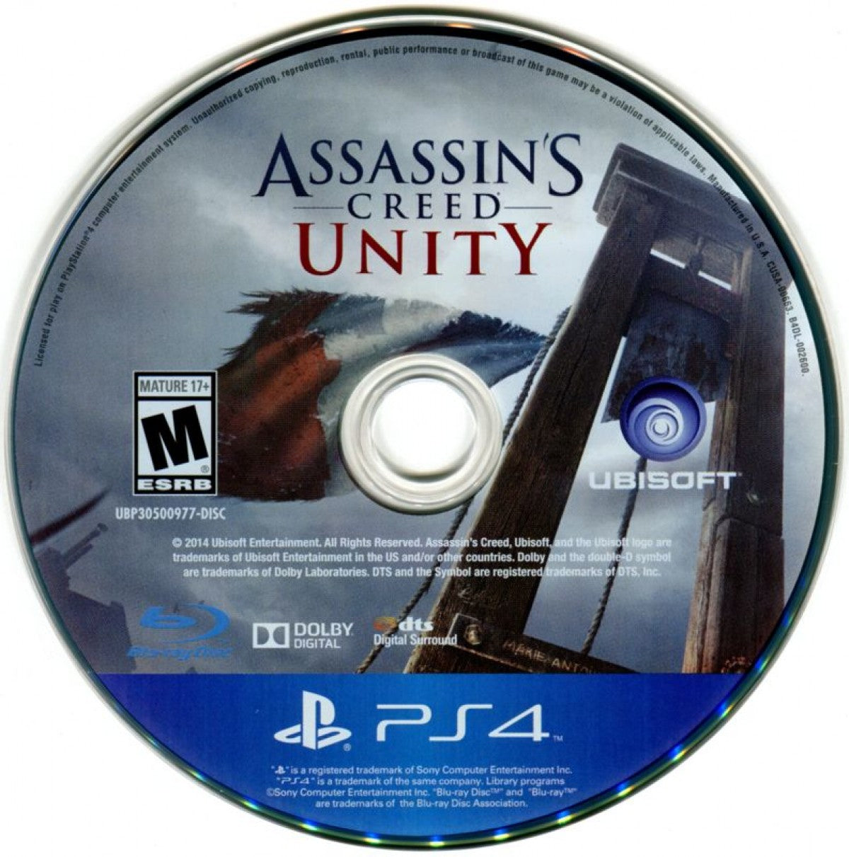 Retro Assassins Creed Unity Limited Edition PS4 inspired design featuring French Revolution stealth action aesthetic historic Paris rooftops hidden blade parkour assassin brotherhood cinematic open world adventure Ubisoft gameplay nostalgia disc