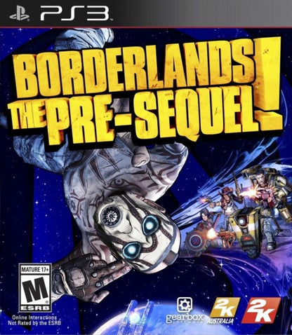 Borderlands: The Pre-Sequel cover art for PlayStation 3 (PS3) video game