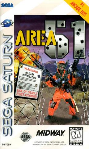 Area 51 cover art for Sega Saturn (SS) video game