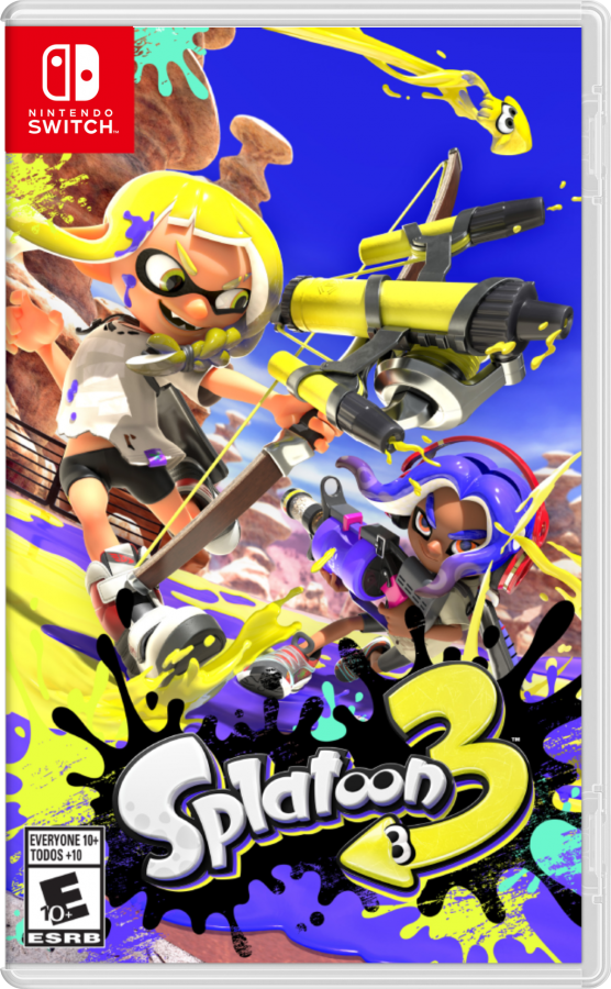 Splatoon 3 cover art for Nintendo Switch NS video game