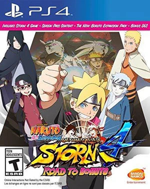 Naruto Shippuden: Ultimate Ninja Storm 4: Road to Boruto cover art for PlayStation 4 (PS4) video game