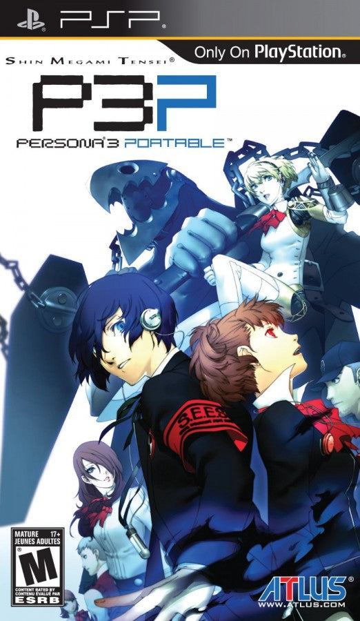 Shin Megami Tensei: Persona 3 Portable cover art for PlayStation Portable (PSP) role-playing game