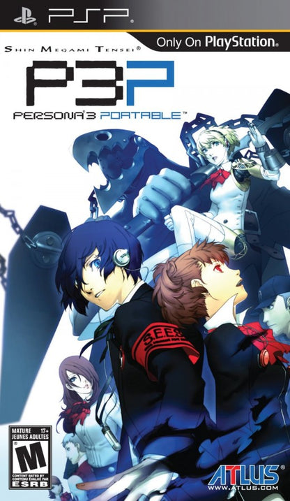 Shin Megami Tensei: Persona 3 Portable cover art for PlayStation Portable (PSP) role-playing game