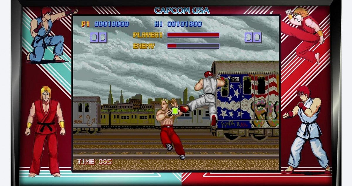 Street Fighter 30th Anniversary Collection gameplay image for Nintendo Switch (NS) video game