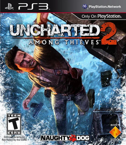 Uncharted 2: Among Thieves cover art for PlayStation 3 (PS3) video game