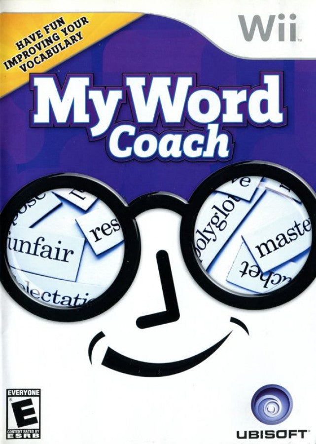 My Word Coach – Nintendo Wii (Wii) educational word puzzle training video game cover art