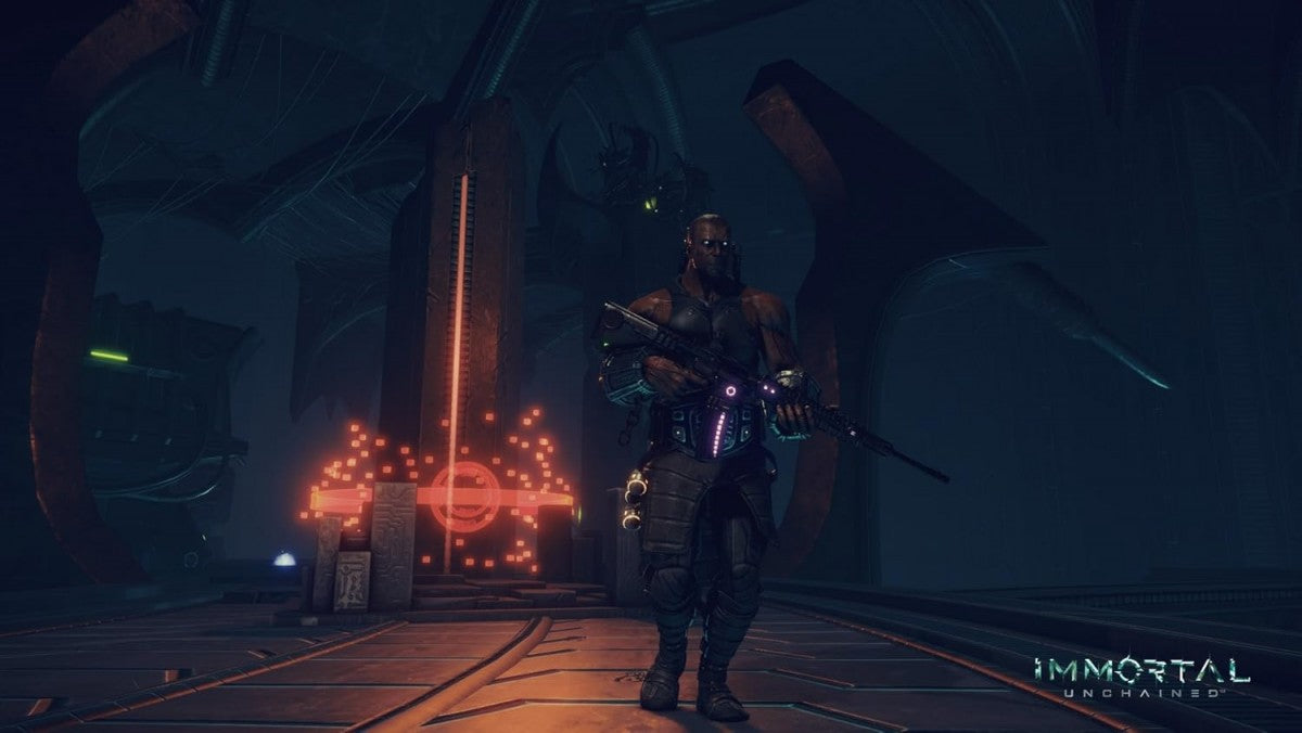 Immortal Unchained gameplay for Xbox One (XONE) sci-fi action role-playing shooter video game