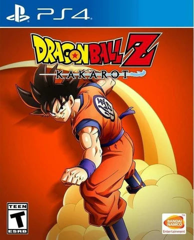 Dragon Ball Z: Kakarot – PlayStation 4 (PS4) video game cover image, action RPG by Bandai Namco Entertainment