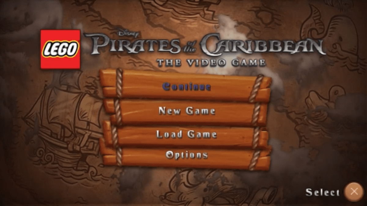 LEGO Pirates of the Caribbean The Video Game PlayStation Portable PSP inspired design featuring family friendly action adventure aesthetic LEGO styled pirate characters Caribbean exploration humorous storytelling puzzle solving cooperative inspired gameplay and swashbuckling movie based excitement presentation gameplay 