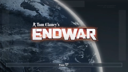 Tom Clancy’s EndWar PlayStation 3 PS3 video game, real-time strategy, modern military combat, voice-command tactical gameplay, console title gameplay