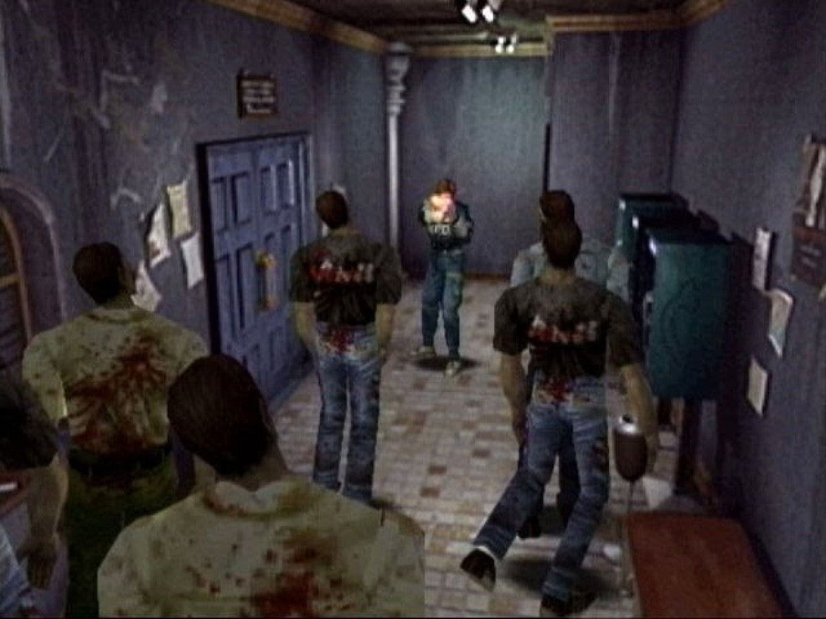 Resident Evil 2 gameplay for PlayStation 1 (PS1) survival horror video game