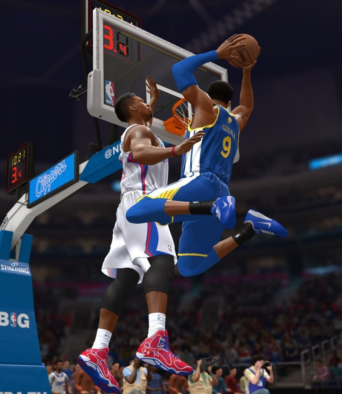 NBA LIVE 14 gameplay for Xbox One (XONE) sports basketball video game