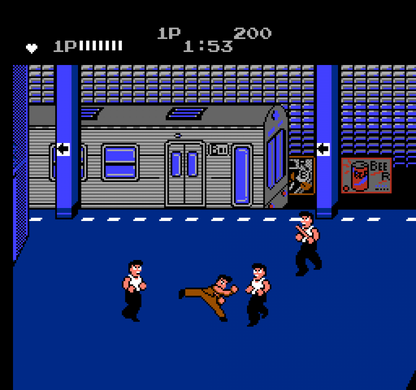 Renegade Complete in Box CIB Nintendo Entertainment System NES for retro video game enthusiasts featuring classic side scrolling beat em up gameplay street fighting action martial arts combat challenging enemy gangs arcade style action complete in box collectible gaming appeal gameplay 