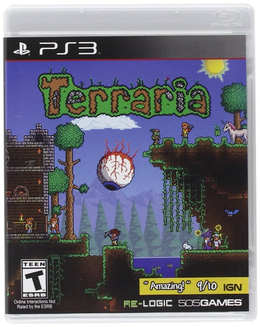 Terraria cover art for PlayStation 3 (PS3) video game