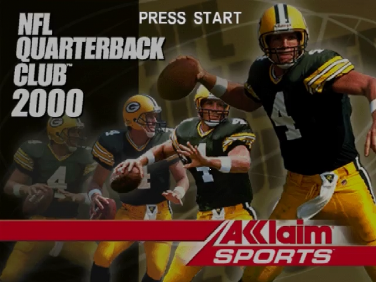 NFL Quarterback Club 2000 title screen for Nintendo 64 N64 video game