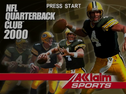 NFL Quarterback Club 2000 title screen for Nintendo 64 N64 video game