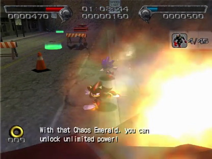 Shadow The Hedgehog for GameCube gameplay