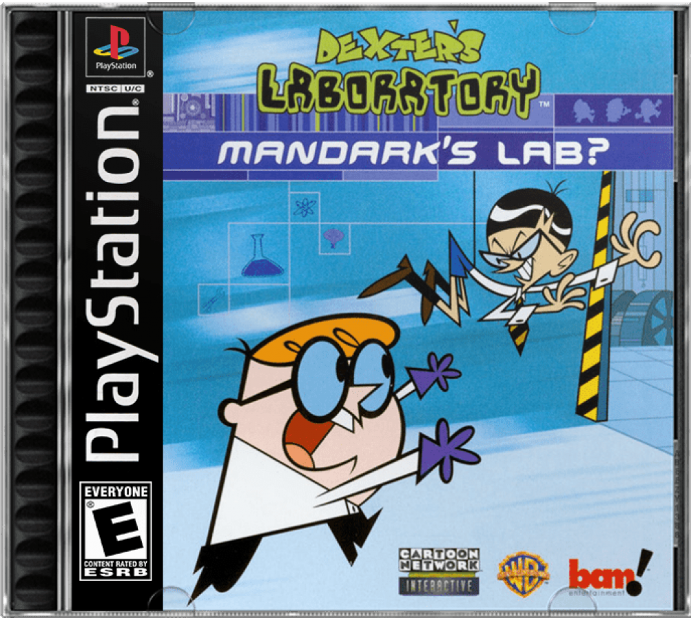 Dexter's Laboratory: Mandark's Lab cover art for PlayStation 1 (PS1) video game