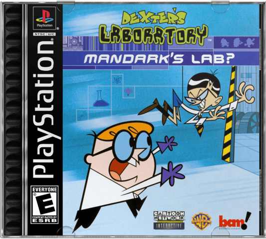 Dexter's Laboratory: Mandark's Lab cover art for PlayStation 1 (PS1) video game