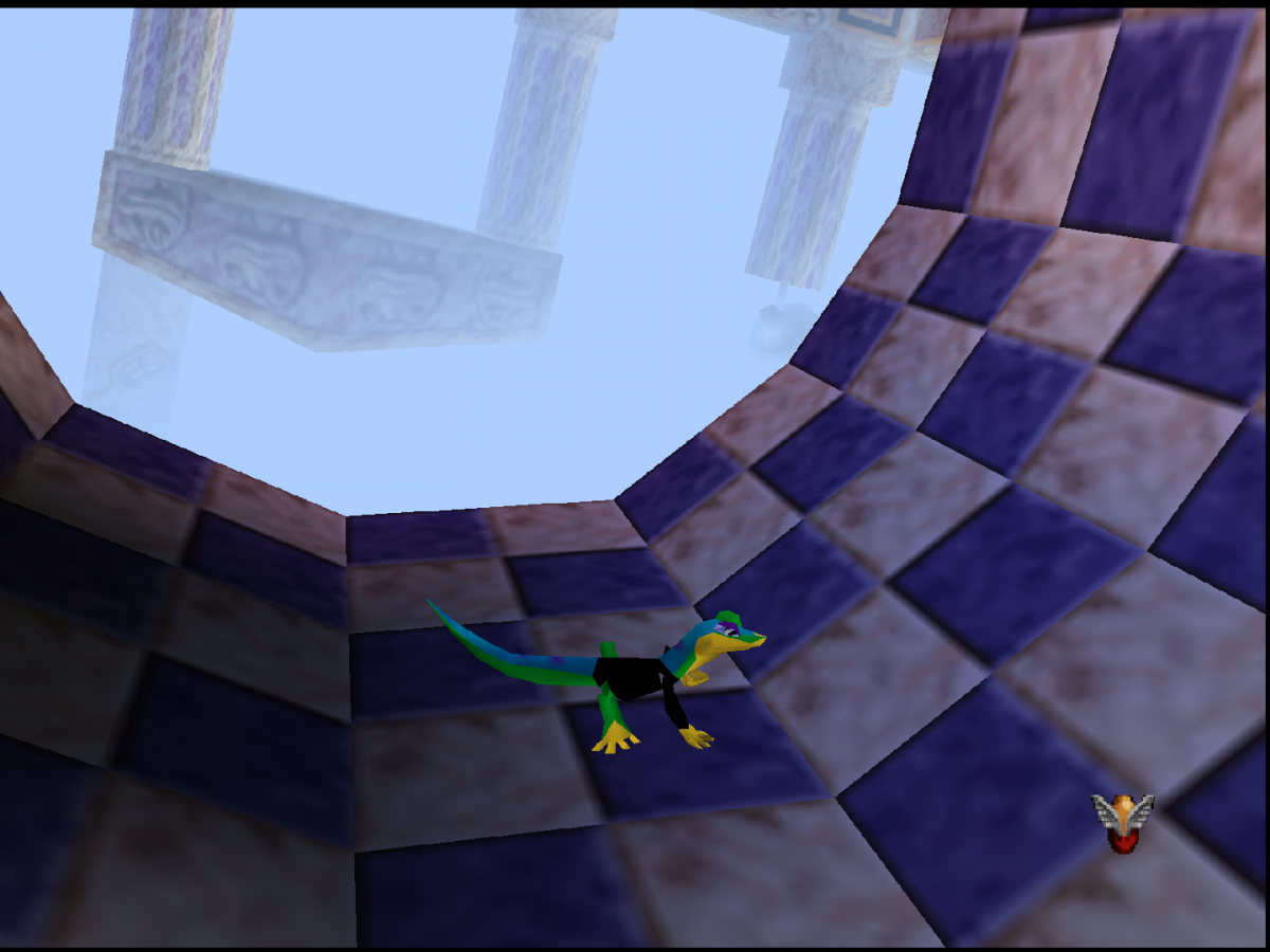 Gex 64 Enter the Gecko Nintendo 64 N64 for 3D platforming video game fans featuring Gex the gecko television themed levels collectible remotes platforming challenges enemy battles unique environments power ups and classic Nintendo 64 gameplay collectible gaming appeal gameplay