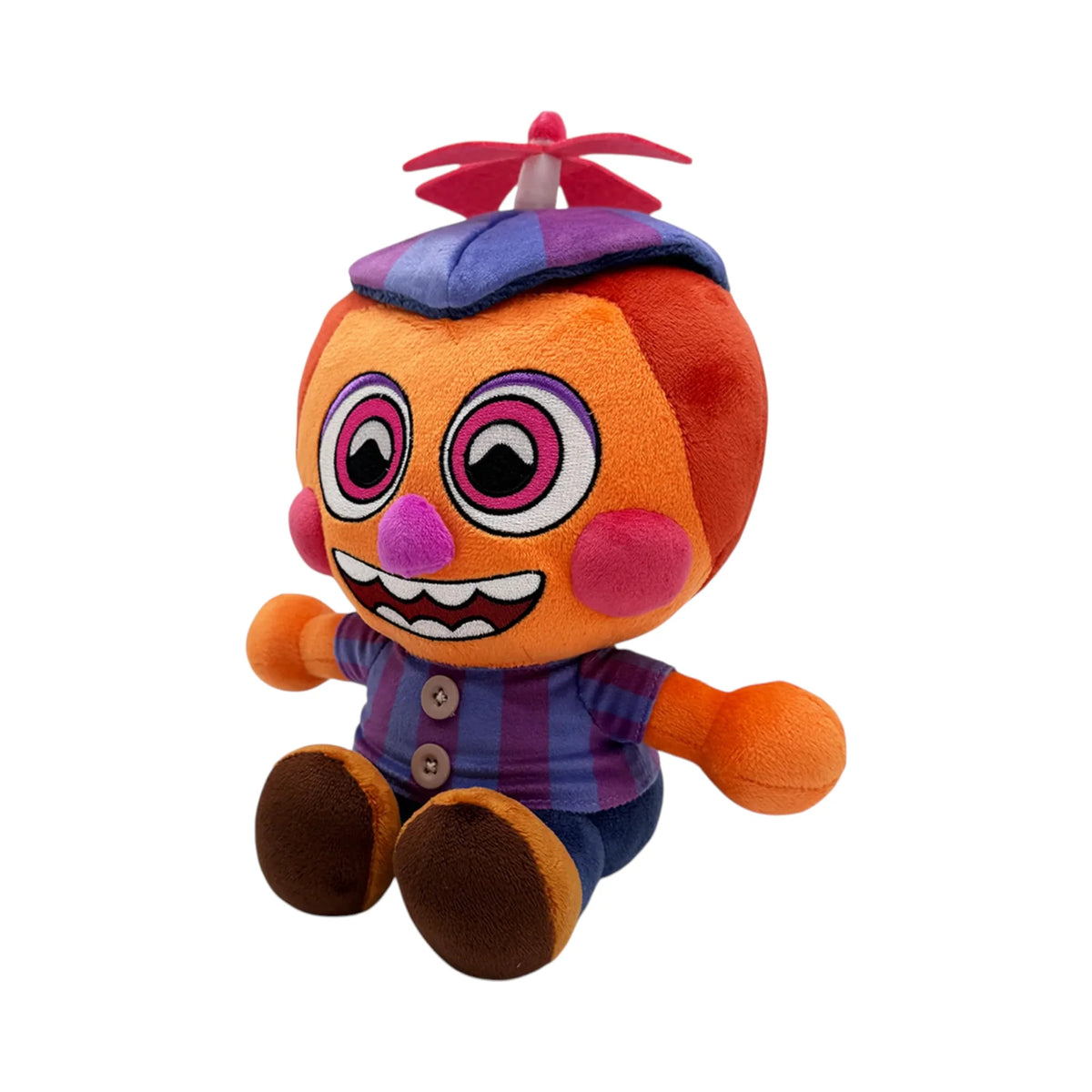 FNAF JJ 9 Inch Plush collectible Five Nights at Freddy's FNAF character plush featuring JJ soft plush construction detailed animatronic character styling 9 inch size huggable collectible display item video game merchandise and gaming collectible appeal right side