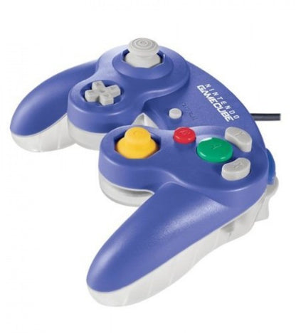 Original clear and indigo Nintendo GameCube controller wired gaming pad
