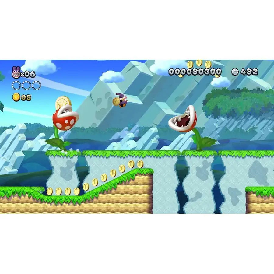 New Super Mario Bros U Deluxe gameplay image for Nintendo Switch NS video game
