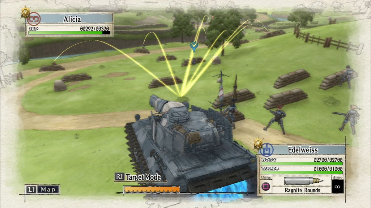 Valkyria Chronicles gameplay for PlayStation 3 (PS3) video game