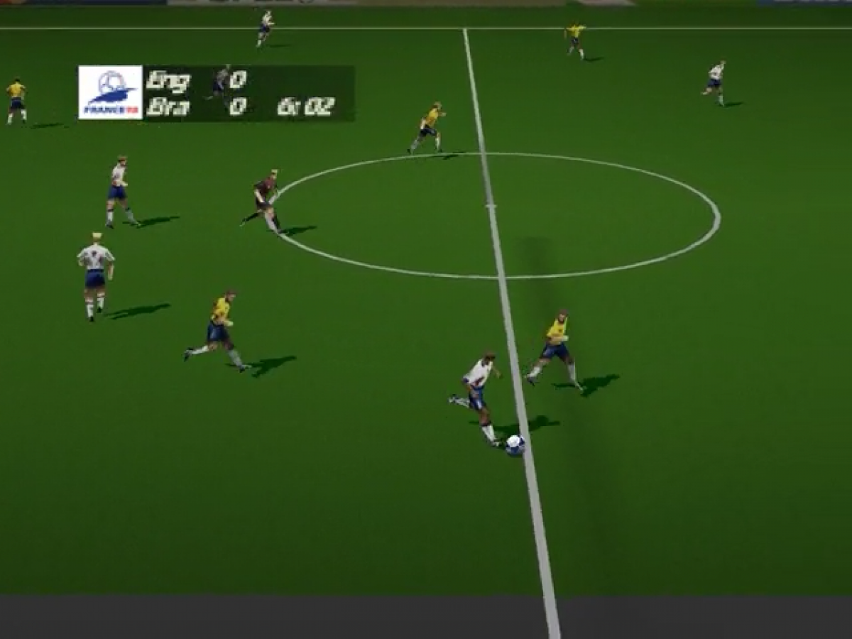 World Cup 98 gameplay for Nintendo 64 (N64) video game