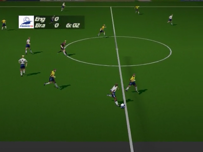 World Cup 98 gameplay for Nintendo 64 (N64) video game