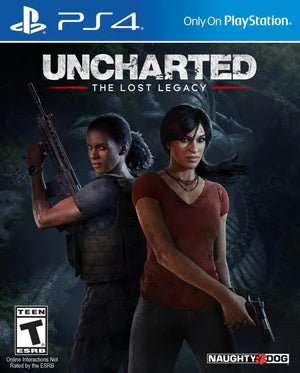 Uncharted: The Lost Legacy cover art for PlayStation 4 (PS4) video game