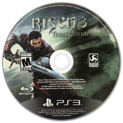 Risen 3 Titan Lords disc for PlayStation 3 (PS3) video game