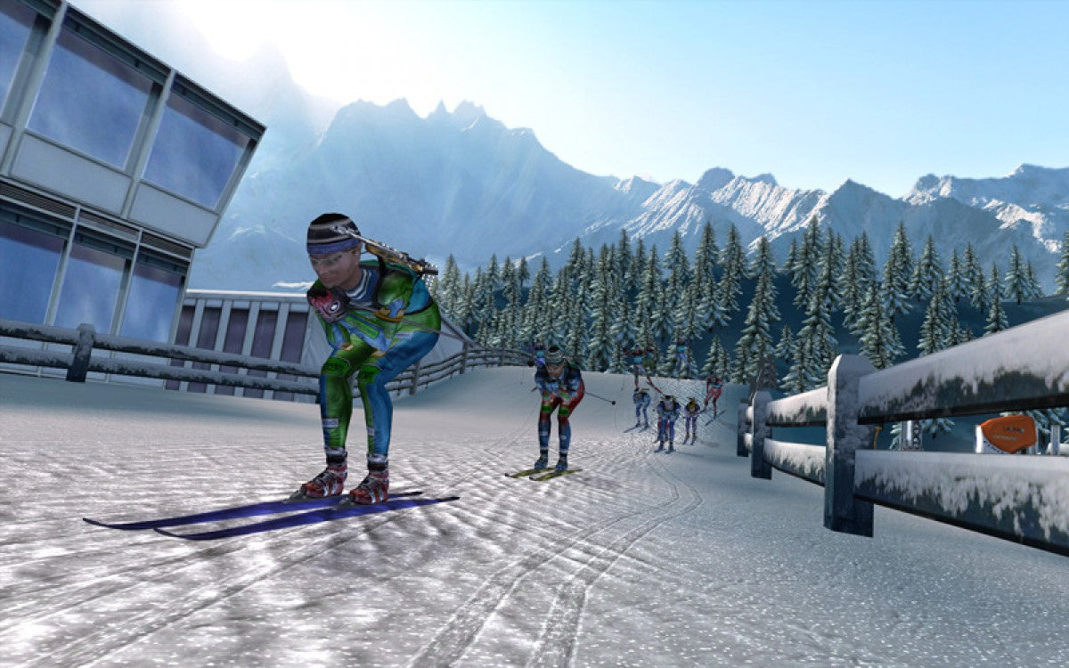 Ski and Shoot – Nintendo Wii (Wii) biathlon skiing shooting sports simulation video game gameplay