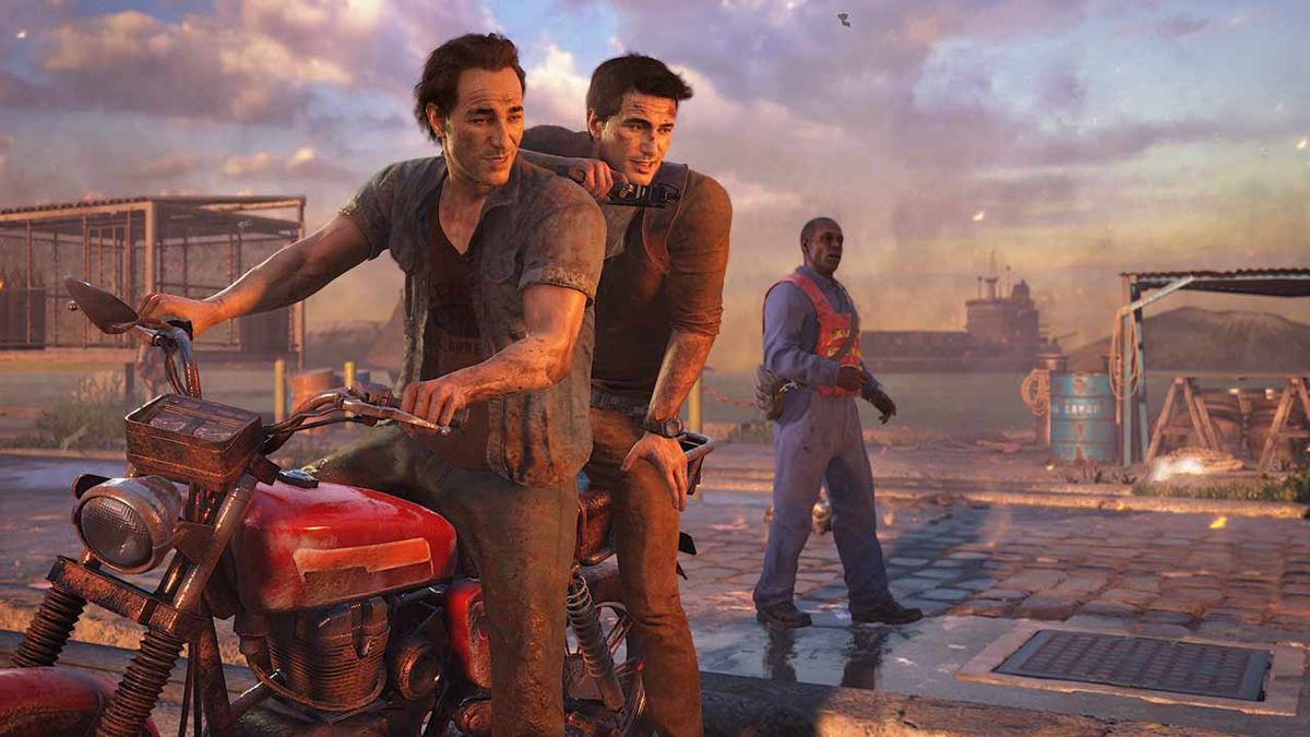 Uncharted 4: A Thief's End [Special Edition] – PlayStation 4 (PS4) video game gameplay, action-adventure exploration game.