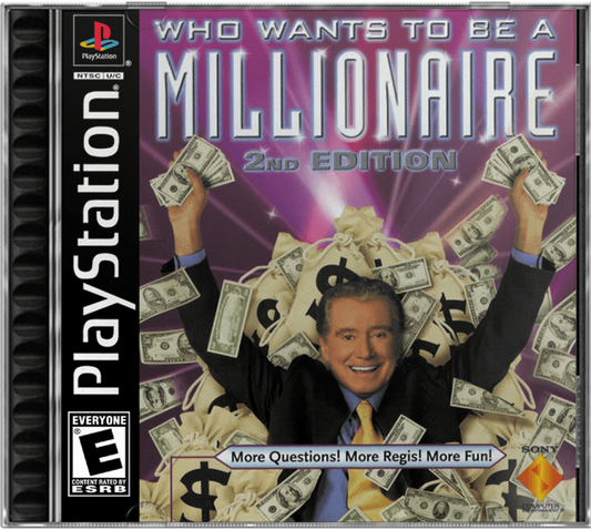 Who Wants To Be A Millionaire: 2nd Edition cover art for PlayStation 1 (PS1) video game
