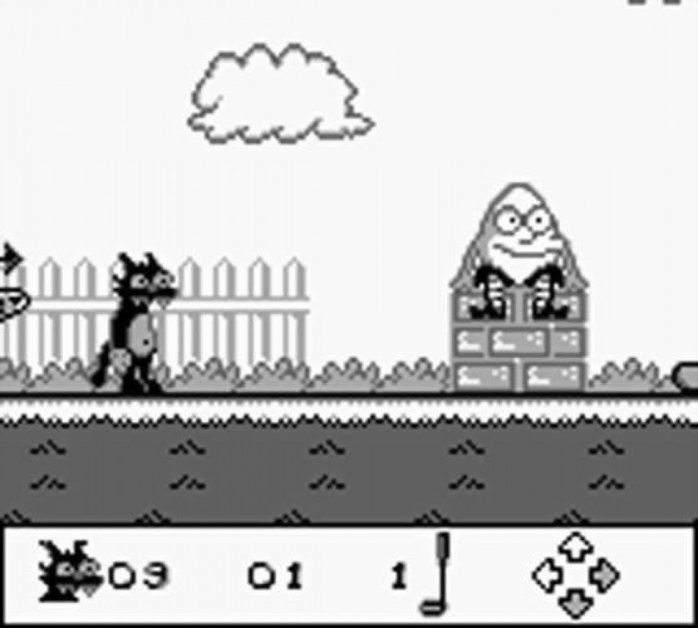 Itchy and Scratchy's Miniature Golf Madness Nintendo Game Boy GB for retro video game enthusiasts featuring miniature golf sports gameplay cartoon inspired courses obstacle filled challenges precision putting family friendly handheld gaming and collectible gaming appeal gameplay