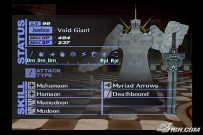 Shin Megami Tensei Persona 3 for PlayStation 2 Japanese role playing game featuring social simulation turn based battles Persona summoning and story driven gameplay
