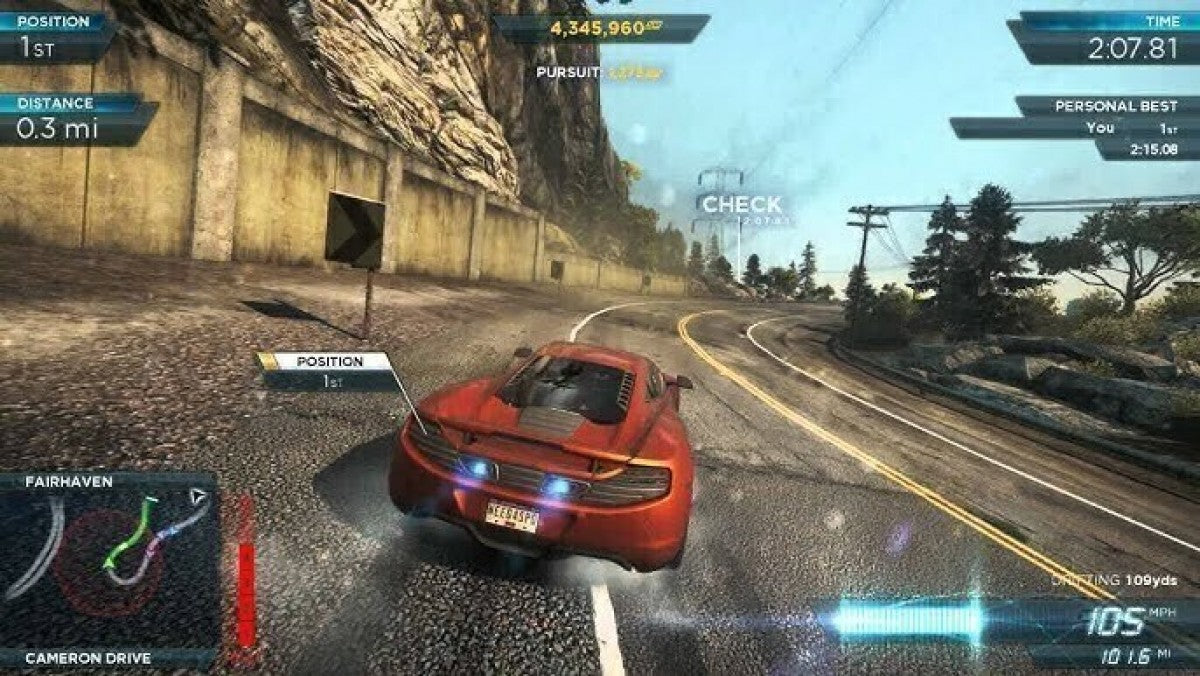 Need for Speed Most Wanted Limited Edition PlayStation 3 PS3 video game, arcade racing, open-world pursuits, high-speed action title gameplay