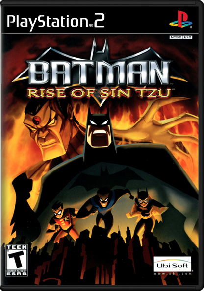 Batman Rise of Sin Tzu PS2 PlayStation 2 beat em up action game retro video game cover art