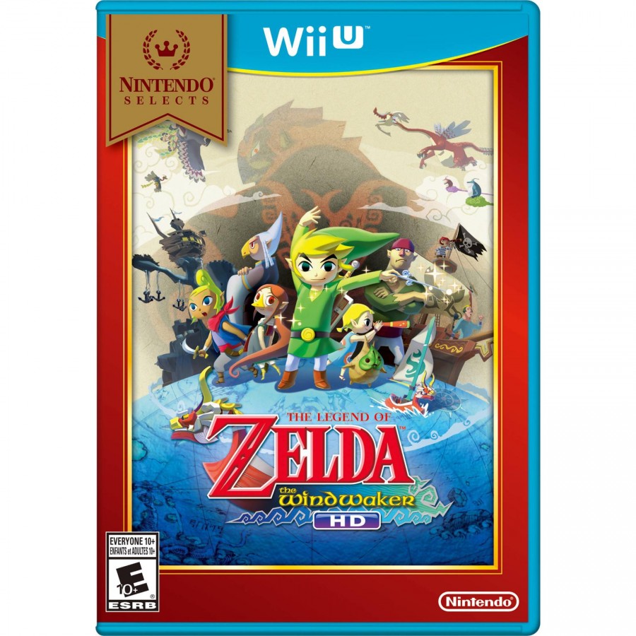 The Legend of Zelda Wind Waker HD [Nintendo Selects] cover art for video game
