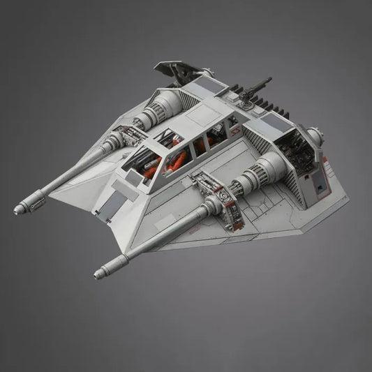 Snowspeeder Star Wars 1 48 scale plastic model kit Bandai Hobby buildable rebel alliance vehicle detailed snap fit display model spacecraft collectible movie starship toy for fans 