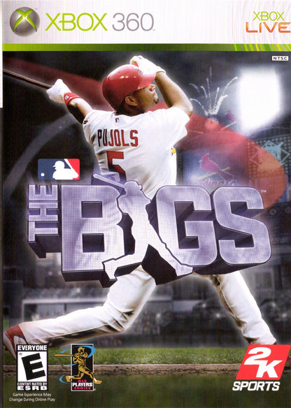The Bigs Xbox 360 arcade style baseball game featuring over the top power hitting exaggerated player abilities MLB teams and athletes Home Run Pinball mode career mode fast paced gameplay and colorful stadium action by 2K Sports cover