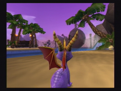 Spyro: Enter the Dragonfly – PlayStation 2 (PS2) video game gameplay, 3D platformer.