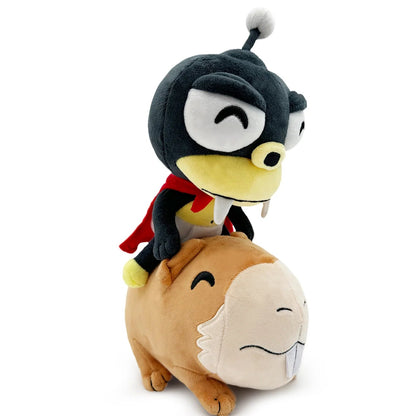 Nibbler Rider 9 Inch Plush featuring soft collectible plush design inspired by the iconic gaming character detailed embroidered features display worthy craftsmanship cuddly materials fan collectible and gaming memorabilia appeal