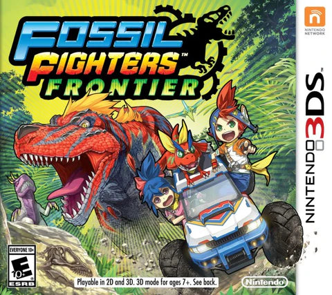 Fossil Fighters: Frontier cover art for Nintendo 3DS (3DS) video game