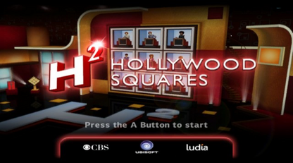Hollywood Squares – Nintendo Wii (Wii) party trivia game show title screen for video game