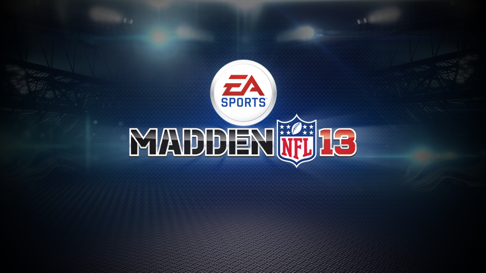 Madden NFL 13 title screen for Nintendo Wii U (WiiU) video game